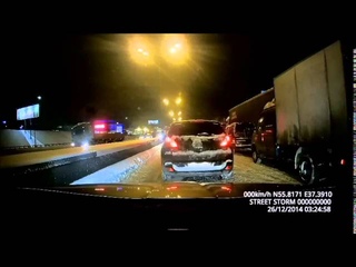 ГАИ СЗАО г. Москвы отдыхает) Предновогодний коллапс на МКАДе с