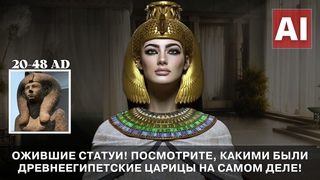 Ожившие статуи! Посмотрите, какими были древнеегипетские царицы на самом деле!