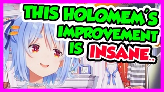 PEKORA TALKS ABOUT THE INSANE SPEED OF THIS HOLOMEM'S IMPROVEMENT Hololive/Eng sub Usada Pekora