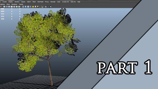 Autodesk Maya 2013 Tutorial Tree Modeling and Texturing Part