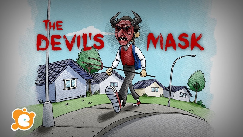 4 K Scary Halloween Story for Kids The Devils Mask by ELF