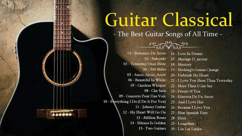 TOP 30 GUITAR MUSIC CLASSICAL The Best Guitar Songs of All Time Guitar