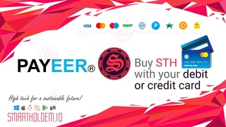 Buy STH with Debit/Credit card with PAYEER
