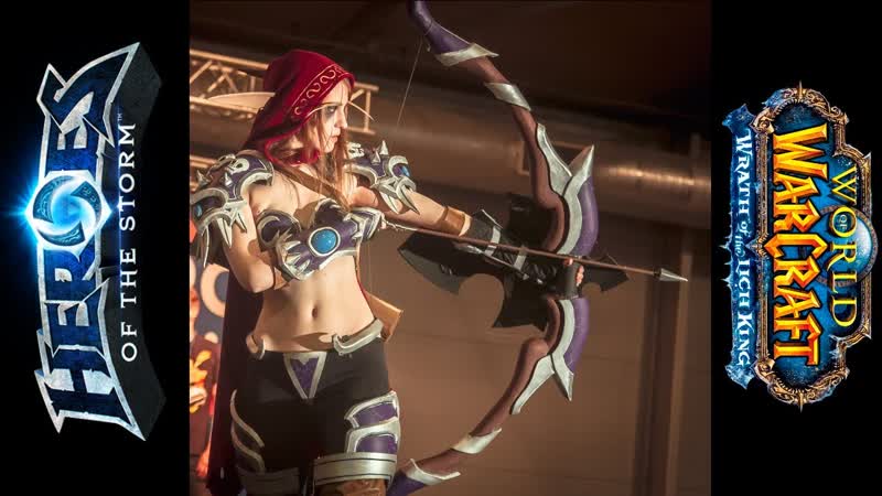 Wo W, Hot S Sylvanas Windrunner Cosplay at Igro Con