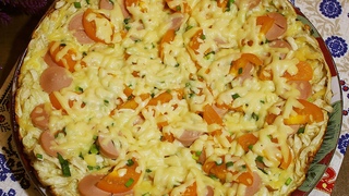 Необыкновенно вкусная “Ленивая пицца“ Из Лаваша на Сковороде !!! Быстро, просто за 10минут !!!