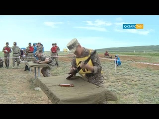 «Ақсауыт».  Әскери-патриоттық бағдарлама. «Алғашқы «Айбын» республикалық әскери-патриоттық жиыны»