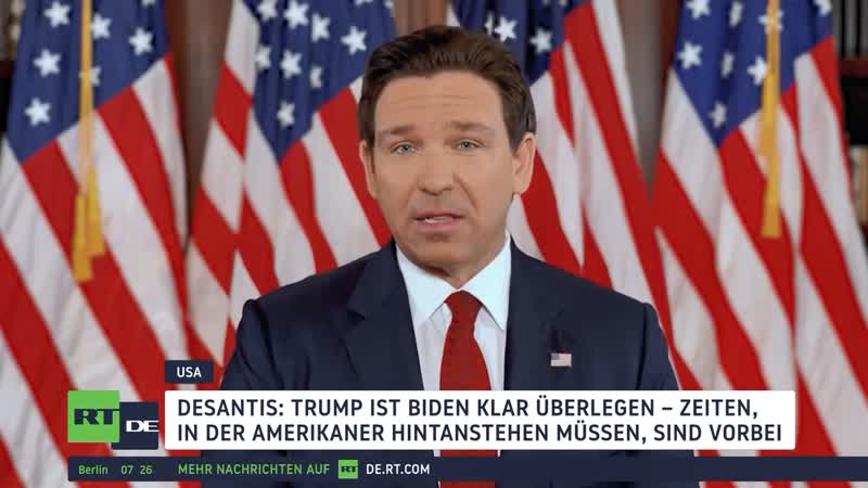 US Vorwahlkampf: Republikaner De Santis steigt aus und unterstützt nun