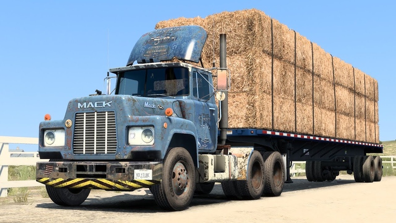Mack R Model Ready To Go To Work, ATS Mods, American Truck Simulator