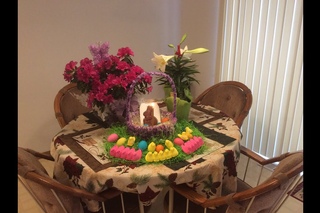 Как я украсила стол на Американскую Пасху. Easter Holiday