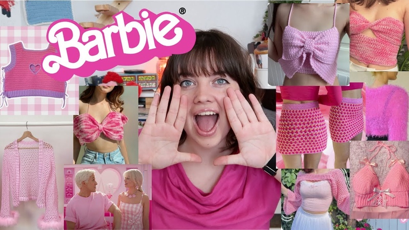50 easy crochet ideas for THE BARBIE MOVIE with