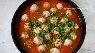 Рис тушеный в томате с тефтелями | МОЯ ВКУСНАЯ КУХНЯ