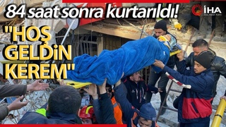 13 Yaşındaki Kerem Ezer Enkazın Altından Sağ Olarak Kurtarıldı