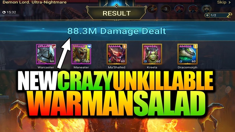 NEW INSANE UNKILLABLE 4 ALL AFFINITIES WARCASTER MANEATER ONE KEY UNM CLAN BOSS GUIDE