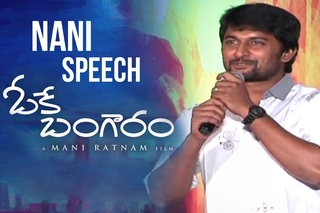Nani Speech | Ok Bangaram Audio Launch | Mani Ratnam | AR Rahman | Dil Raju