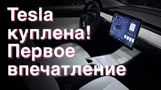 Tesla куплена! Впечатления после суток использования!