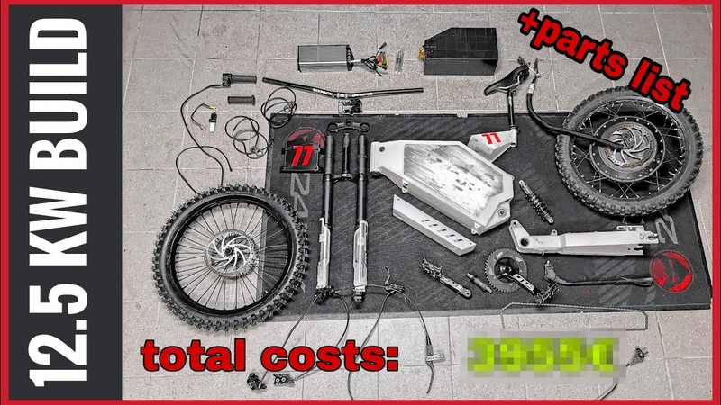 Ebike build 72v 12, 500 Watt ( SABVOTON72150 qs273 ) parts list