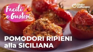 POMODORI RIPIENI alla SICILIANA: il PIATTO PERFETTO dell'ESTATE