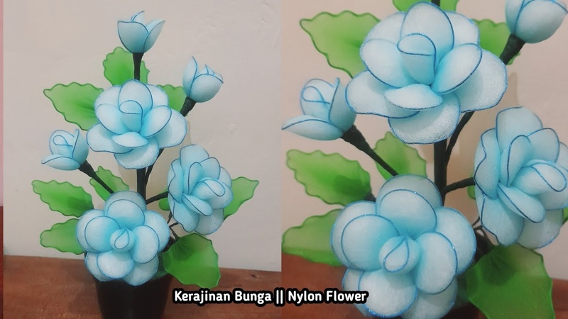 Diy Kerajinan Bunga, How To Make Nylon Stocking