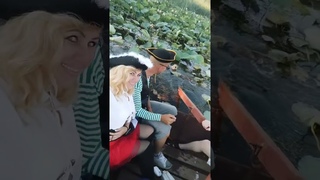 Пираты на озере Лотосов. #юмор  #fishing #приколы #рыбалка #love #природа #food #экскурсия #отдых