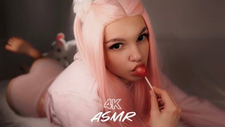 ASMR TWINS | MILKY LICKING + LOLLIPOP,  MOUTH SOUNDS, TRIGGERS, CLOSE-UP EATING EARS | #asmr #асмр