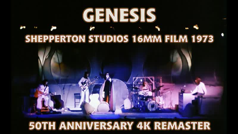 Genesis Shepperton Studios Live 1973 16mm Film 50th Anniversary Remaster (4 K)