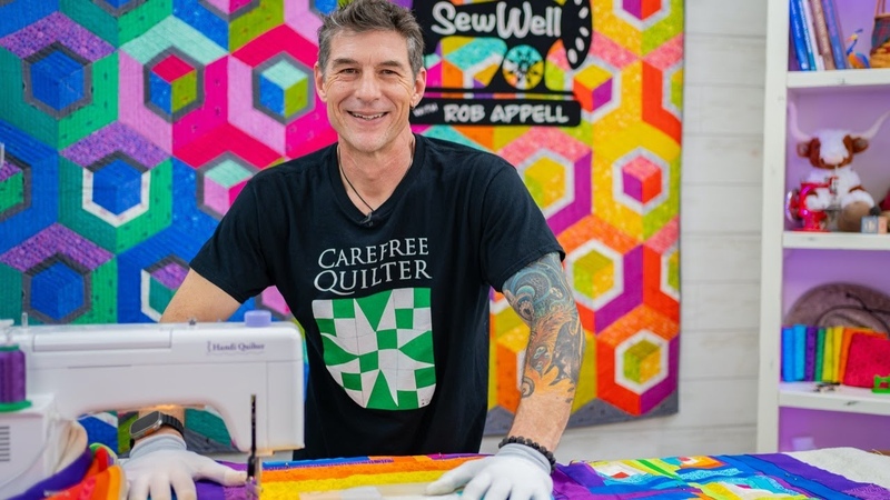 Baste and Quilt your Own Quilts at Home with Rob