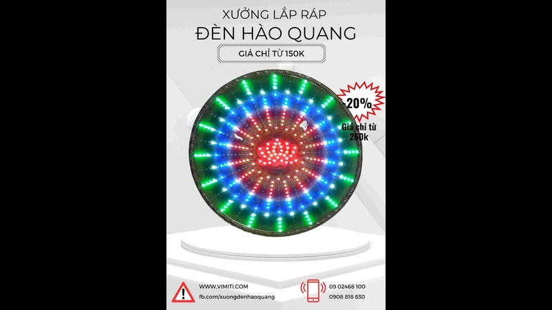 Chuyên ba n đèn hào quang phật các