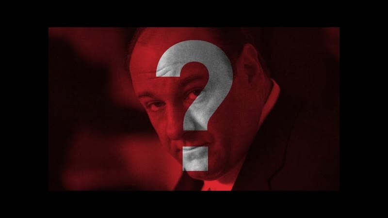 The final scene of the Sopranos,