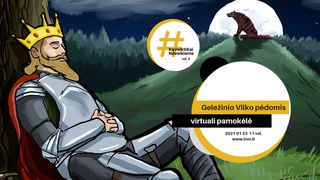 Geleinio vilko pdomis | virtuali Gedimino pilies bokto pamokl
