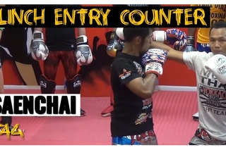 Saenchai (Yokkao) at Rami Elite Hook or Clinch Entry Counter – Bicep and Elbow Counter