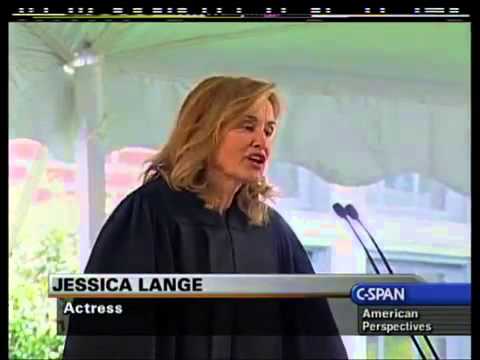 Jessica Langes Commencement Speech, SLC