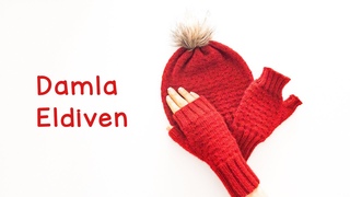 Damla Parmaksız Eldiven | Kolay Yetişkin/Çocuk Eldiven Yapımı | How to Knit Easy Fingerless Gloves?
