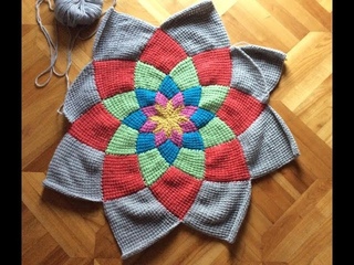Kreisjacke FEUERRAD aus Woolly Hugs BANDY/SHEEP 7. Teil