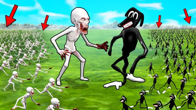 МУЛЬТЯШНЫЙ ПЕС ПРОТИВ СКРОМНИКА ТОЛПА SCP 096 АТАКУЕТ