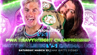 FREE MATCH PWA Heavyweight Championship: Matty Wahlberg Vs Caveman Ugg