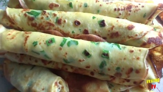 Шикарная закуска🔥/Потрясающий завтрак/Так вы еще точно не готовили блинчики/Блинчики с начинкой🔥