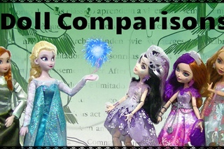 Ice Skating Doll Comparisons - EAH Fairest on Ice vs. Frozen Elsa & Anna Disney Store 2 pack