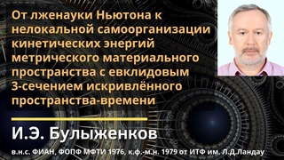 От лженауки Ньютона к нелокальной самоорганизации кинетических ... / Игорь Эдмундович Булыженков