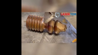 Лазерная очистка массива от лака