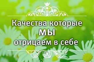 Упражнение «Качества, которые мы отрицаем в себе» | Стратегия женского расцвета