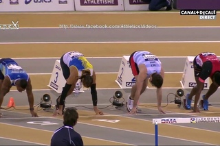 60m hurdles men PML  2016 french championships