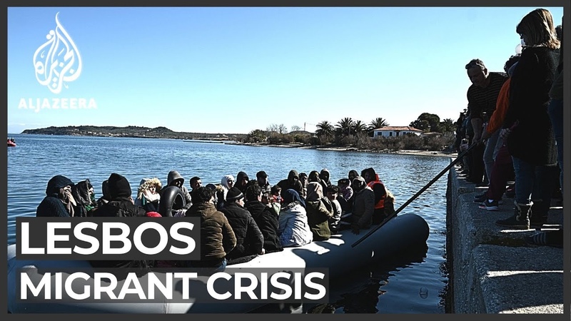 Lesbos migrant crisis: Thousands trying to reach Greek
