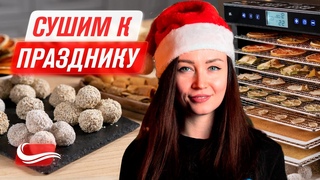 Домашние конфеты, пастила и украшения из фруктов на Новый Год  рецепт в дегидраторе RAWMID RMD 10