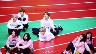 170116 아육대 몬스타엑스의 맏내 원호와 막내 창균이