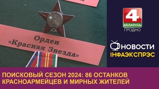 Поисковый сезон 2024: 86 останков красноармейцев и мирных жителей