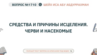 1710. Средства и причины исцеления. Черви и насекомые || Иса Абу Абдуррахман