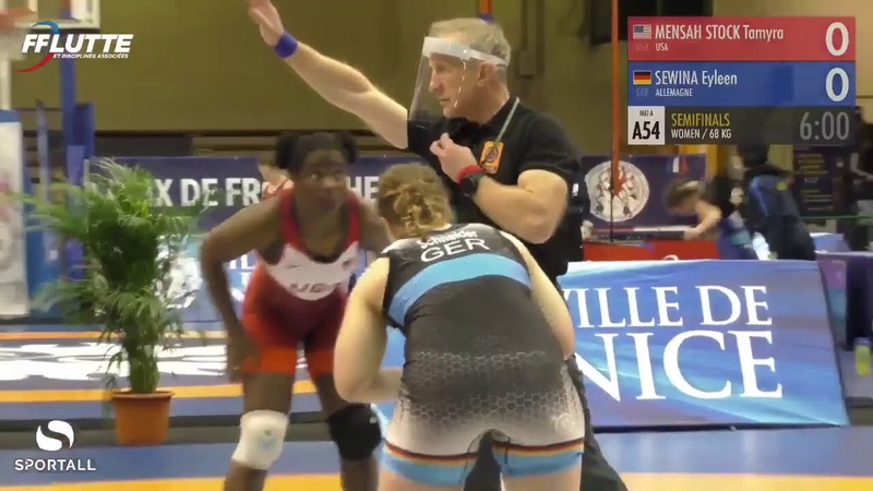 Tamyra Mensah Stock continues to DOMINATE on the international