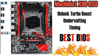 Machinist X99-RS9 - страшный сон для плат Huananzhi Новый бюджетный ТОП Обзор, лучший BIOS.