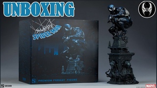 Unboxing Symbiote Spider - Man Premium Format™ Figure by Sideshow