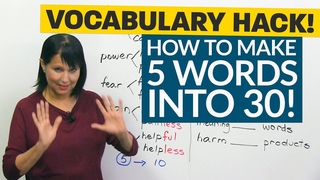 Vocabulary Hack: How 5 words become 30!
